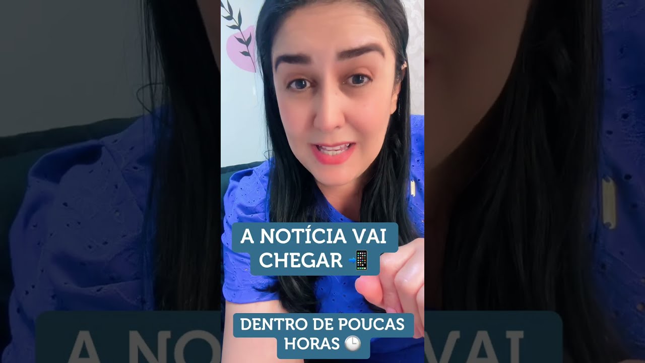 VOCÊ VAI RECEBER UMA NOTÍCIA📲QUE VAI ABALAR SUAS ESTRUTURAS‼️