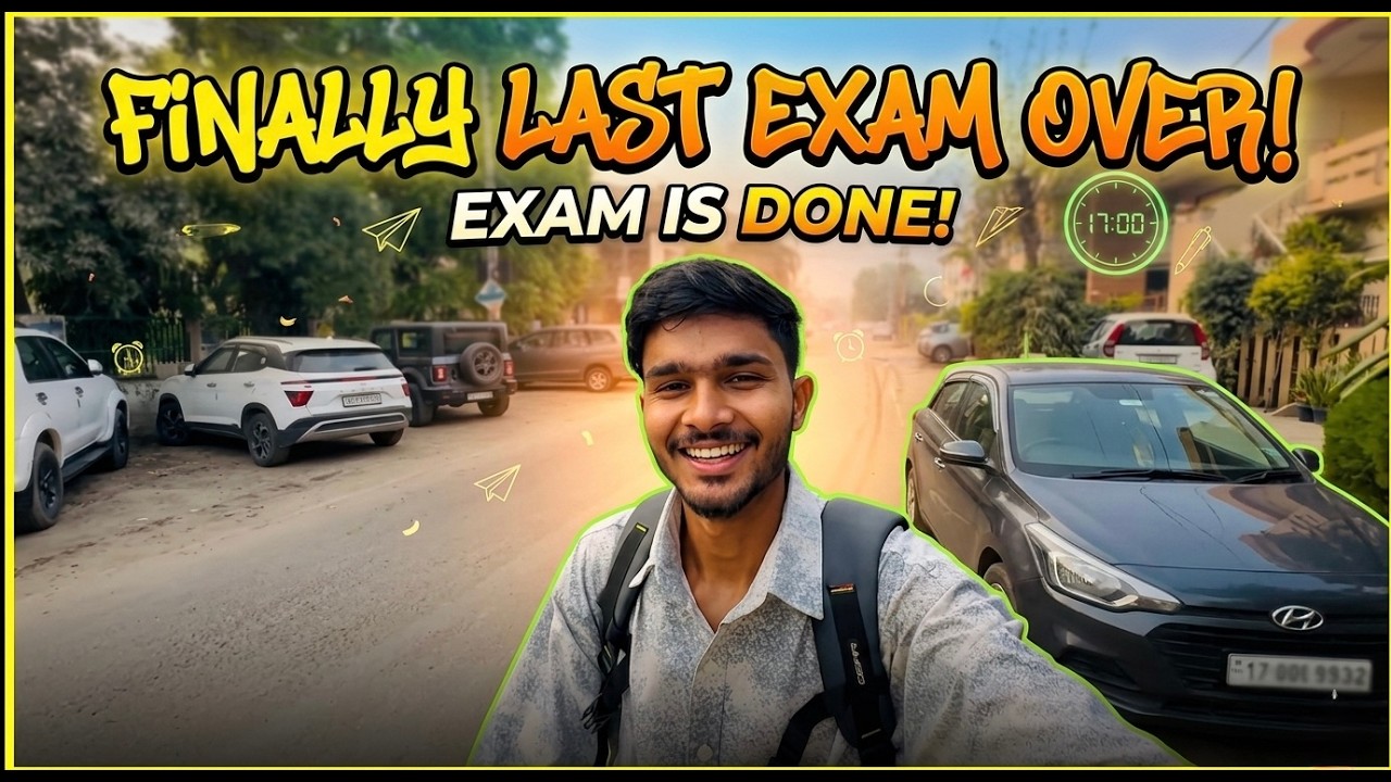 Finally Last Exam Over 😍 | College Se Ghar Ka Safar | RohitRozVlog