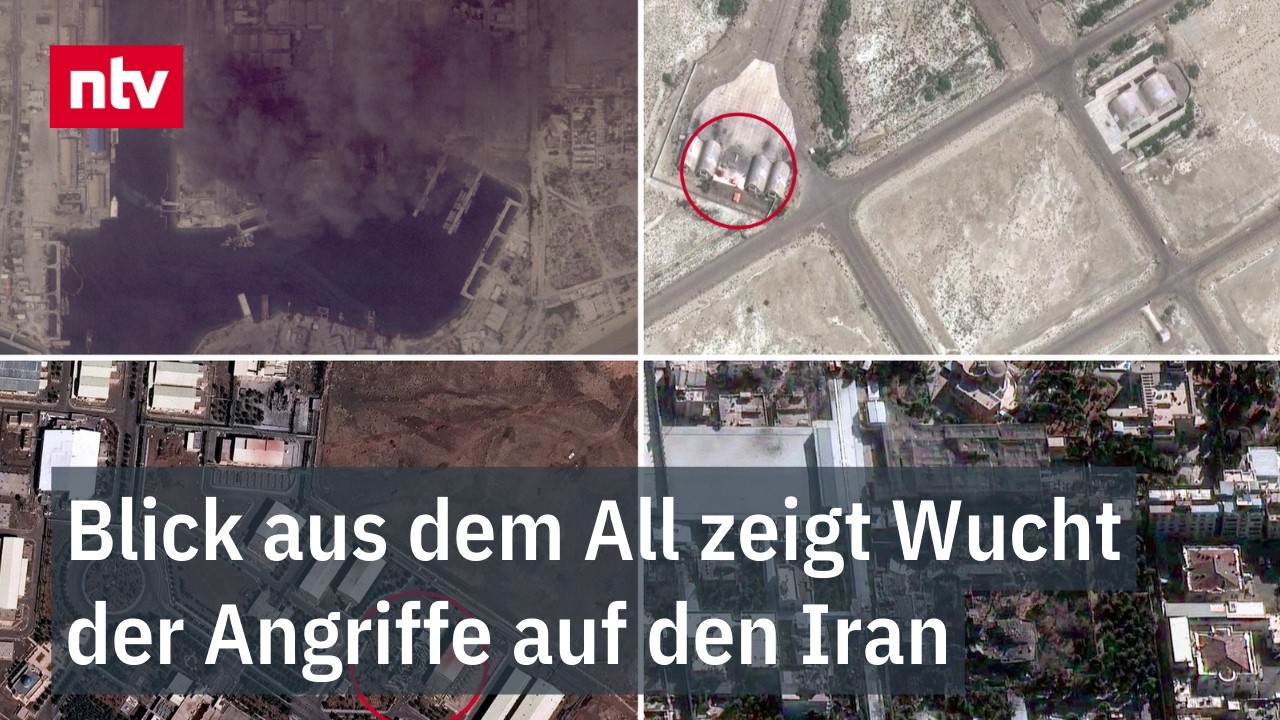 Blick aus dem All zeigt Wucht der Angriffe auf den Iran - Militärschläge von USA und Israel