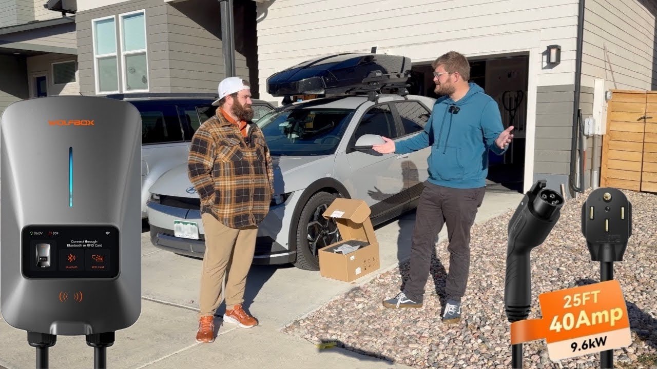 Quick & Easy Wolfbox Level 2 EVSE Install In My Friend's Garage