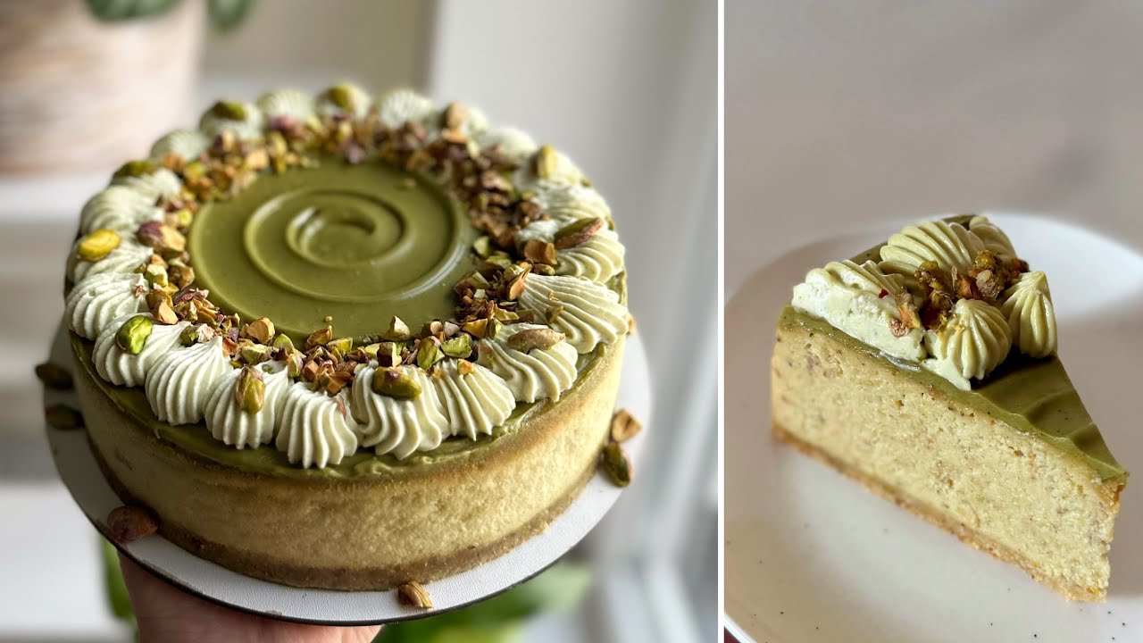PISZTÁCIÁS SAJTTORTA💚 extra finom!!! - BebePiskóta