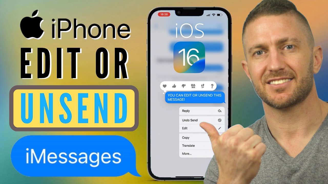 How to Edit or Unsend Messages on iPhone | iOS 16 New iMessage Feature Update