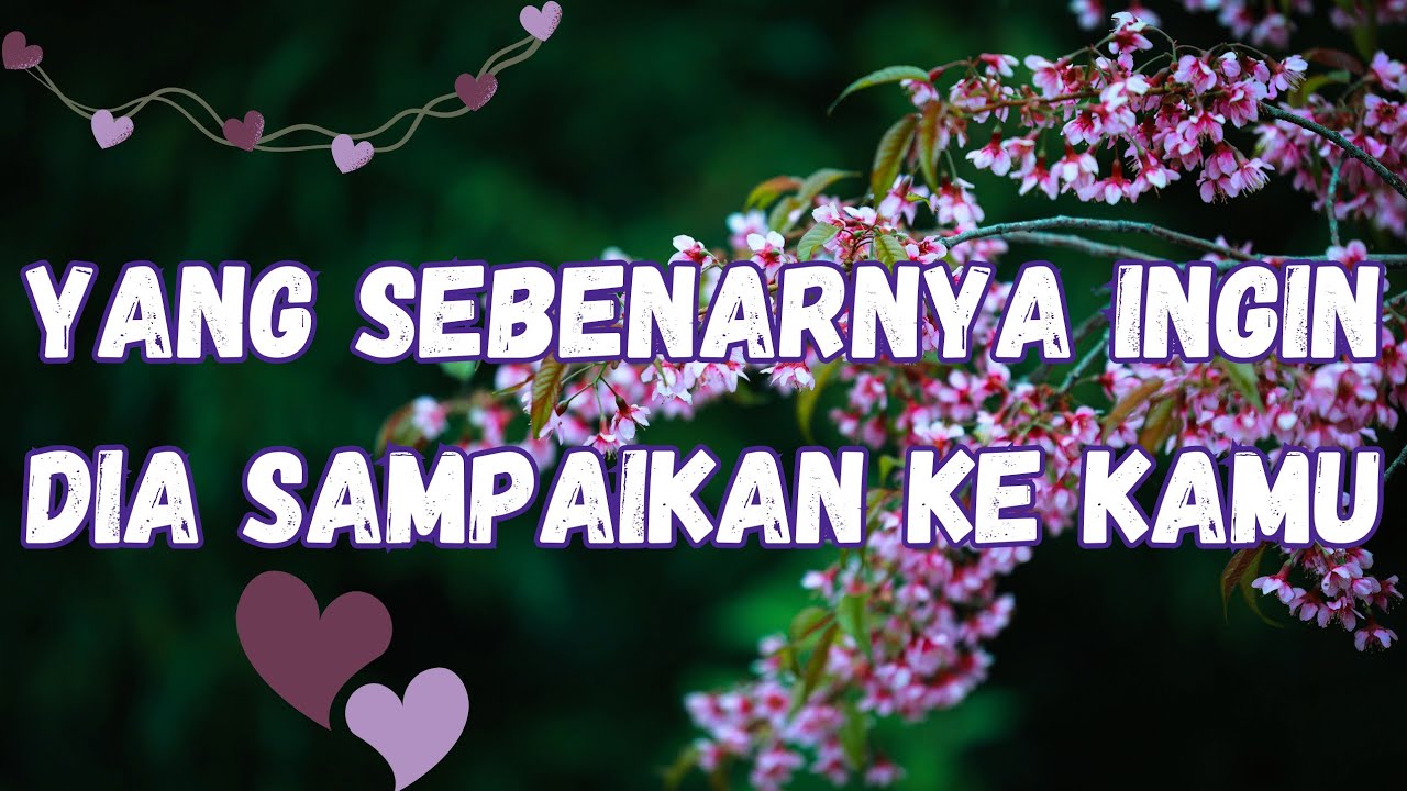 🚨 SHOCK BERATT 😳 Jangan Kaget Kalau Ternyata Dia Ingin Menyampaikan Hal Ini Padamu 💯🎖️