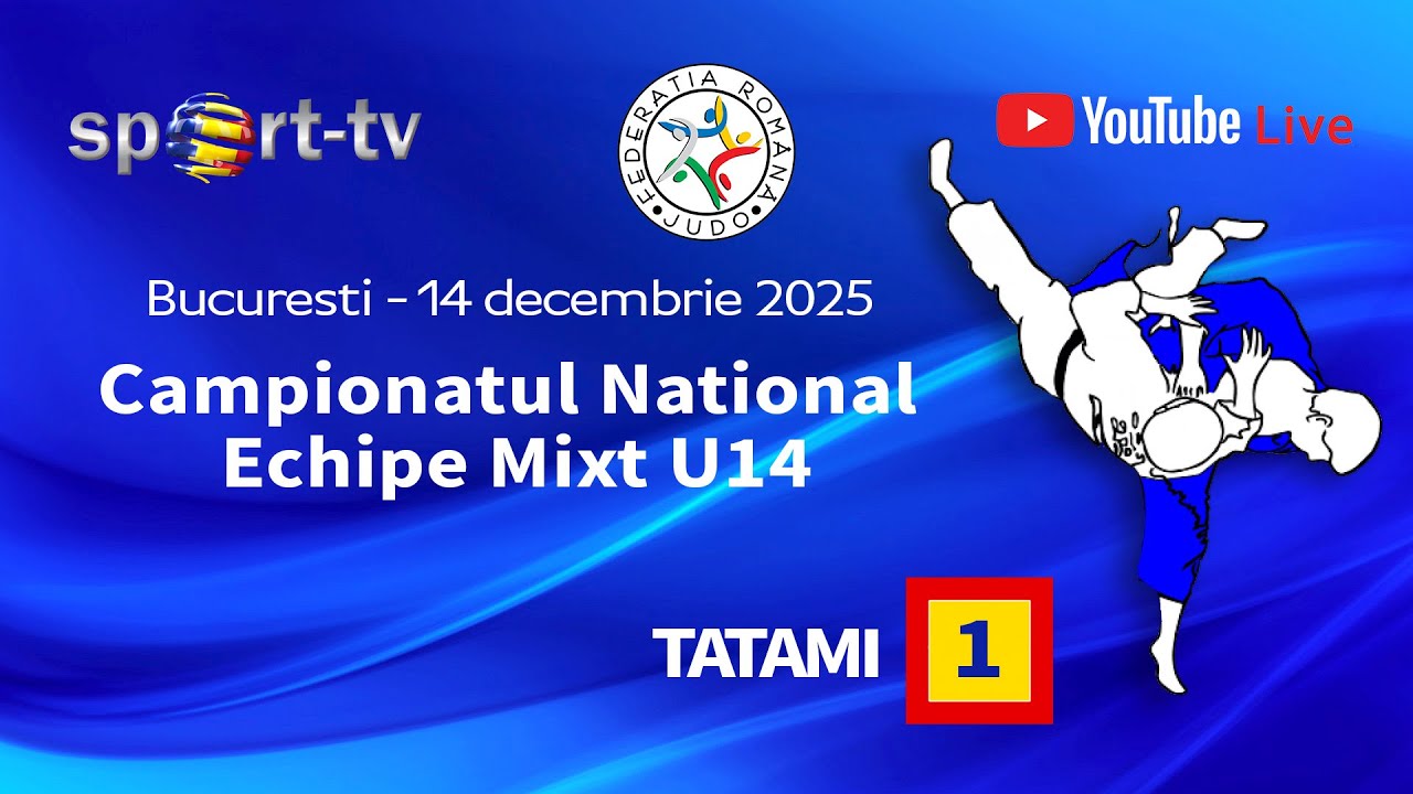 Tatami 1 - Campionatul National Echipe Mixt U14