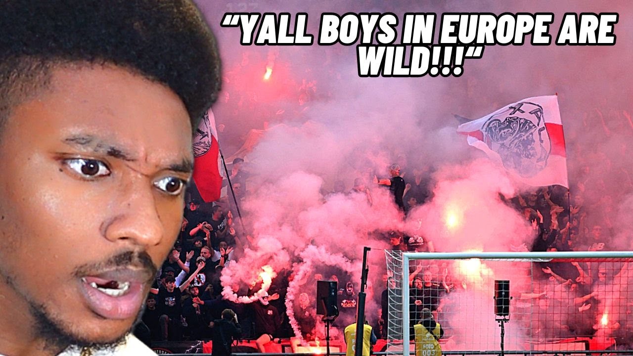 American Reacts To Ajax Fans RIOTING Against Feyenoord! 🤯 (They Stopped The Game!!)