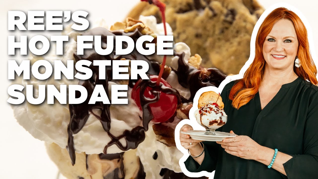 Ree Drummond's Hot Fudge Monster Sundae | The Pioneer Woman | Food Network
