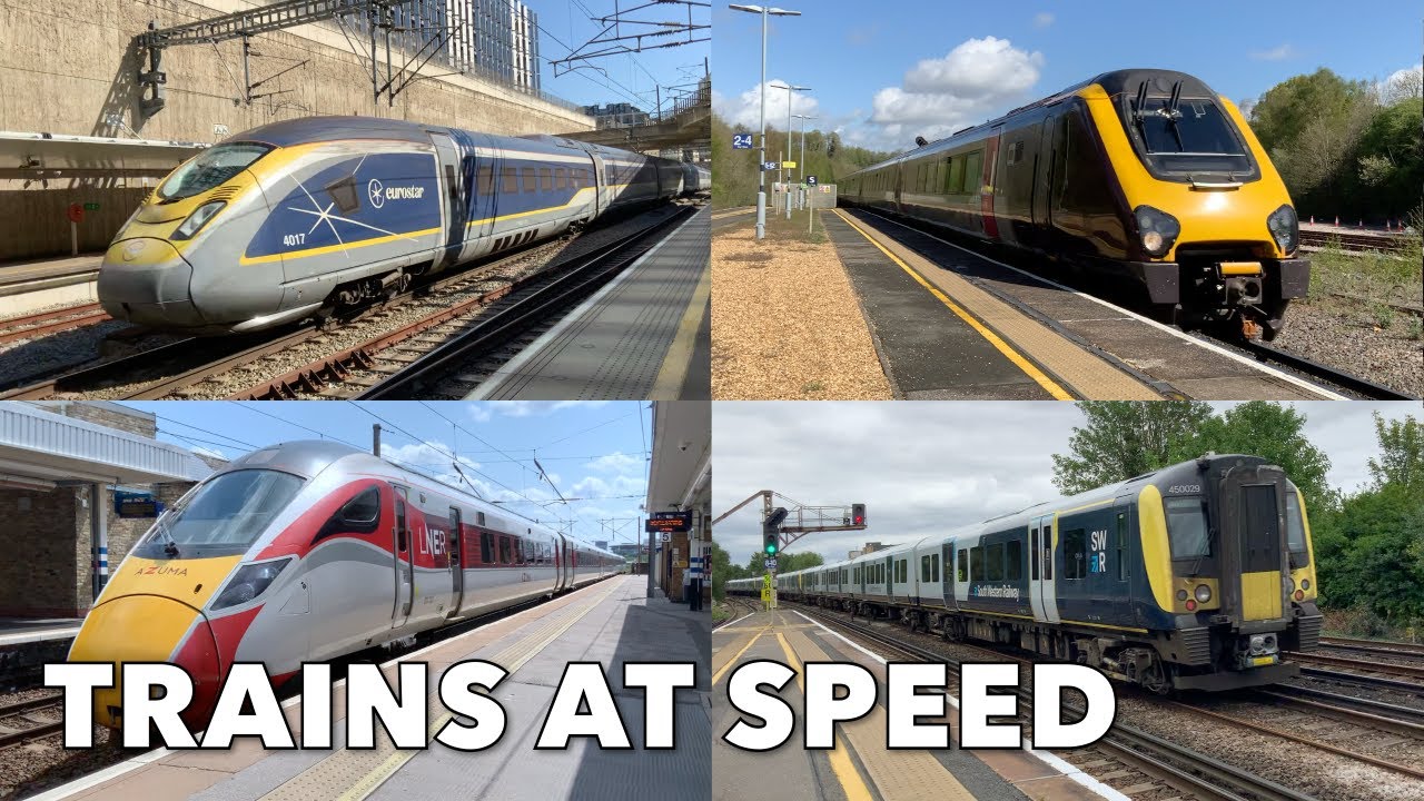 Trains at Speed 2025 Compilation