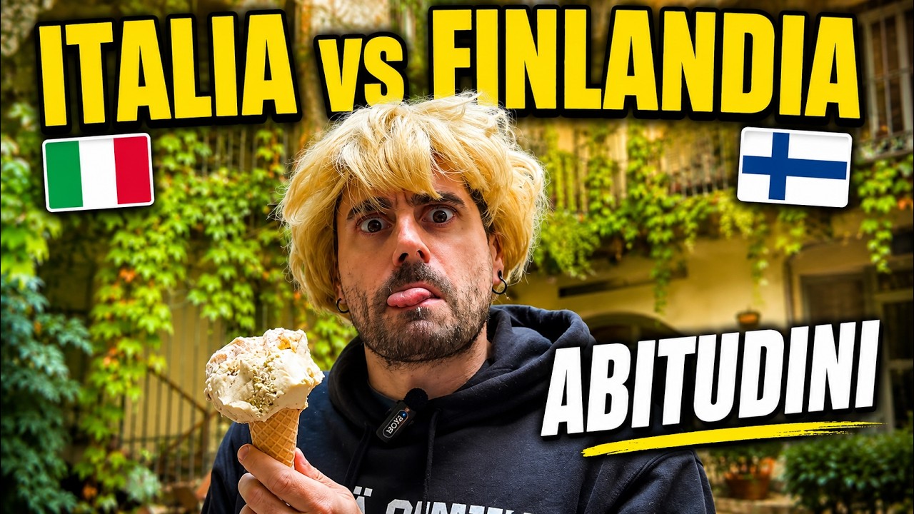 ITALIA vs FINLANDIA | Aperitivo, gelato, appuntamenti, pizza e abitudini a confronto 🇮🇹🤝🇫🇮