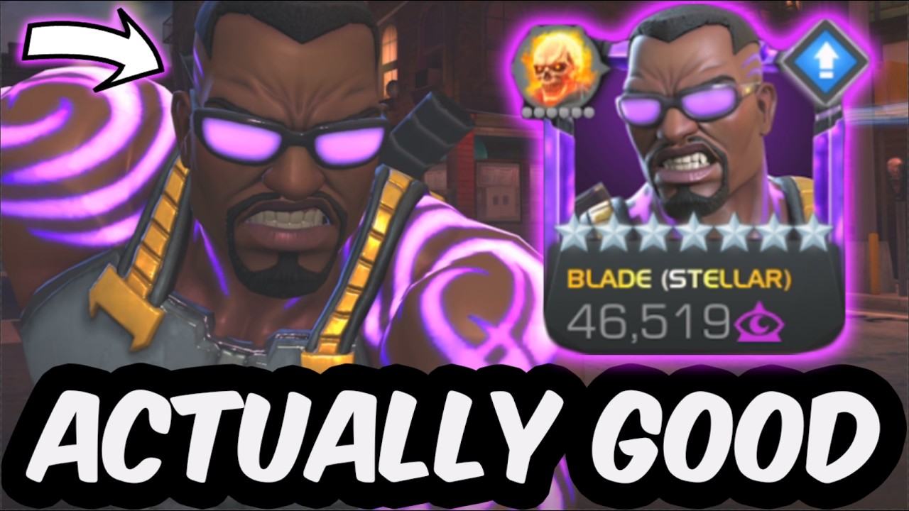 NEW BLADE SURPRISED ME!! - 7 Star Rank 4 Stellar Forged Blade Gameplay - Marvel Contest of Champions