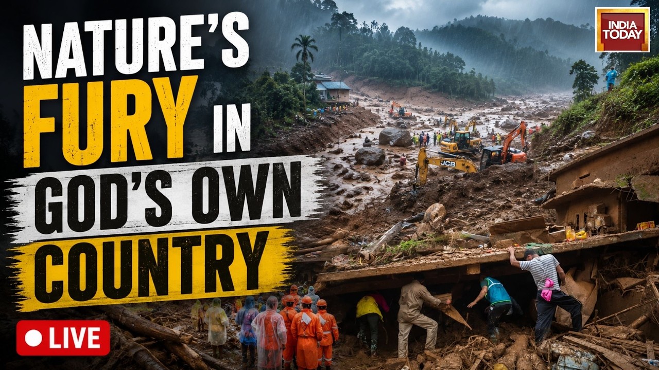 Kerala News LIVE: Massive Landslides Causes Chahos, Devsatation In Wayanad | India Today LIVE