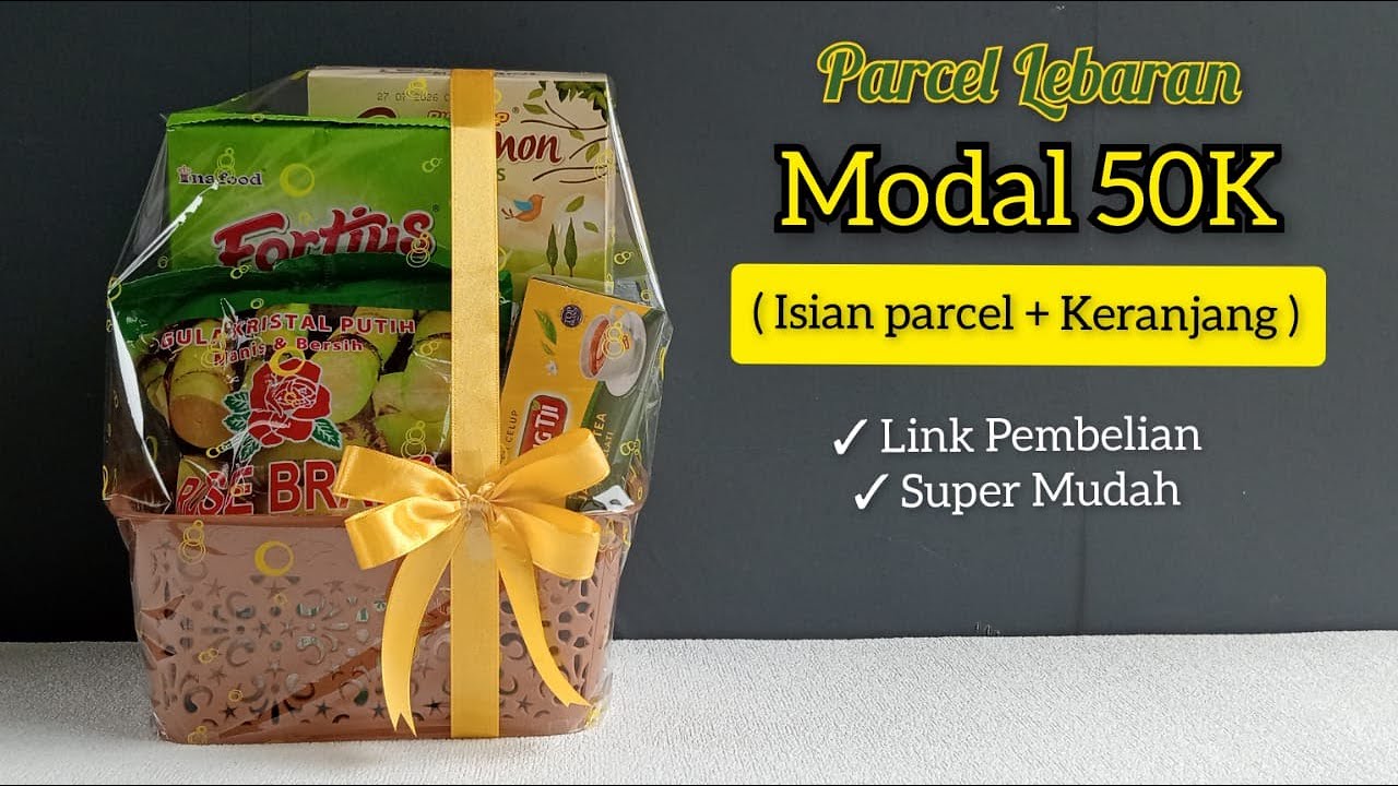 How to Make Unique Eid Hampers l Cara Membuat Parcel Lebaran Modal 50 Ribu