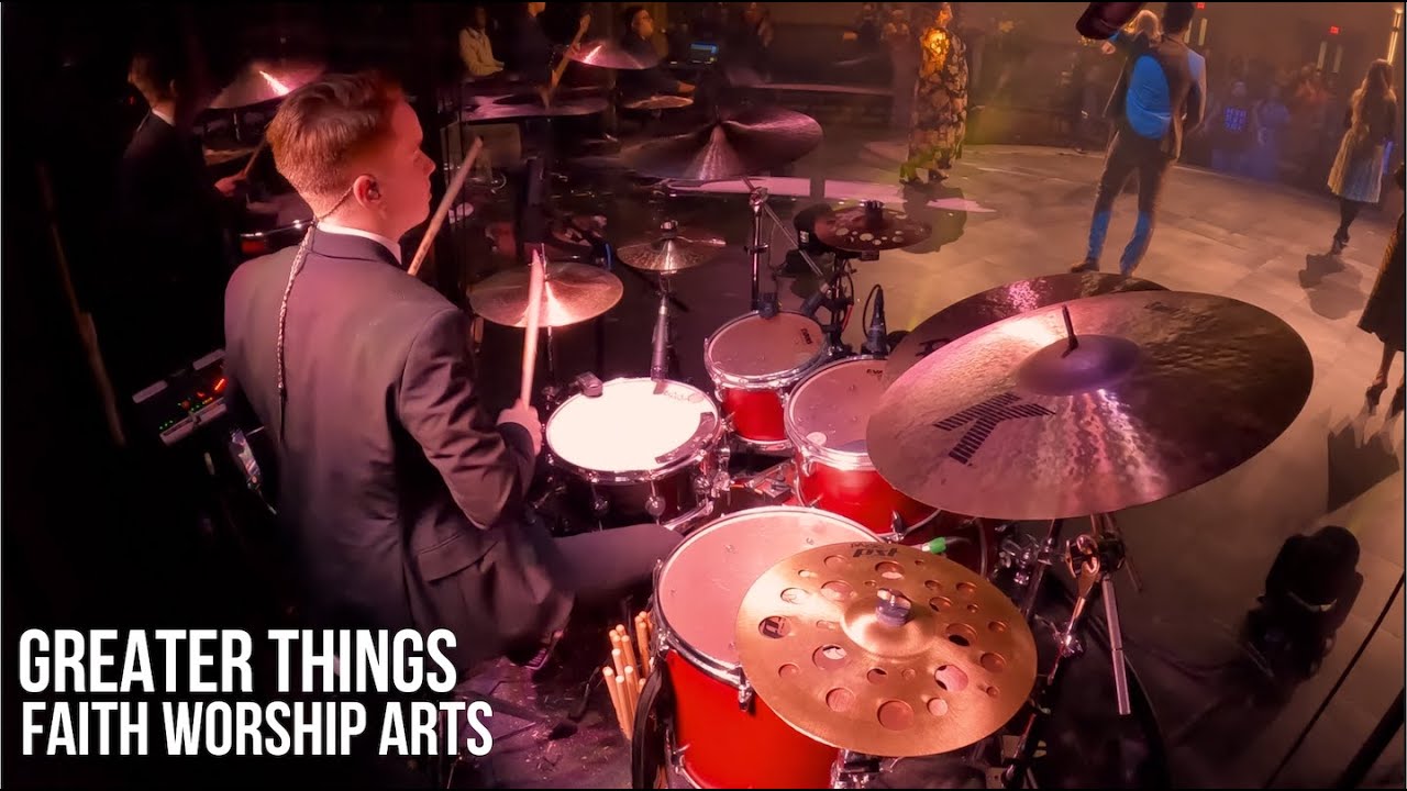 Greater Things Drum Cover // Faith Worship Arts // Brett Middleton