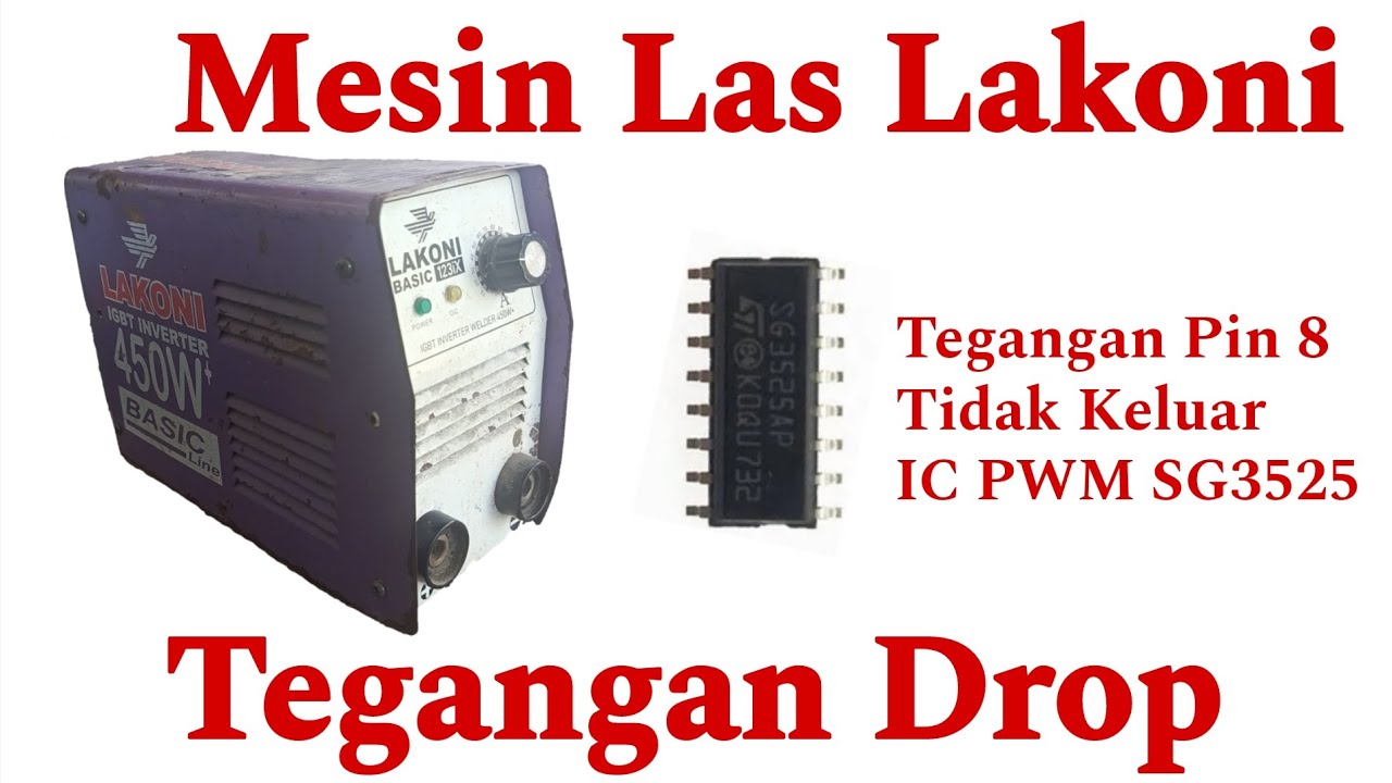 Mesin Las LAKONI Basic 123ix Tegangan Output Drop