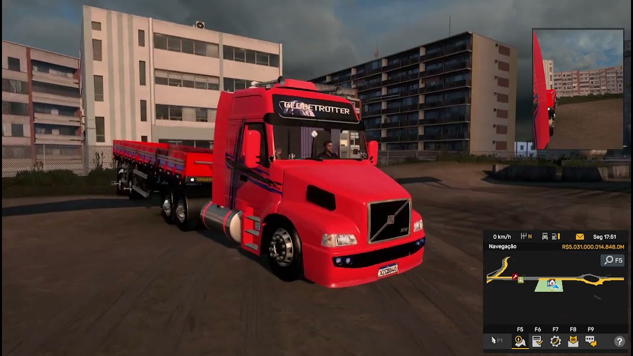 RODANDO COM VOLVO NL12 NOVO NO PUXE DA MANGA SP à GO