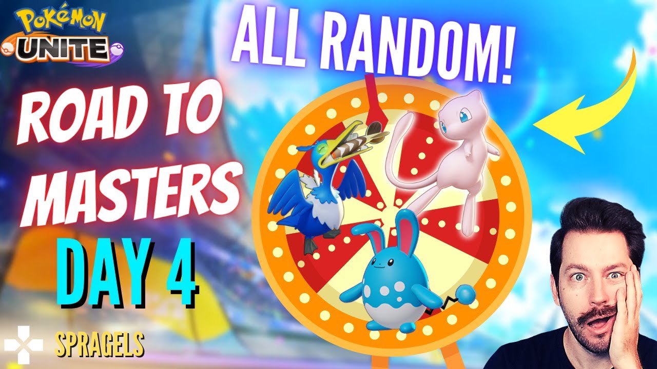 RANDOM BUILDS TO MASTERS! Day 4 Pokemon Unite Season 10
