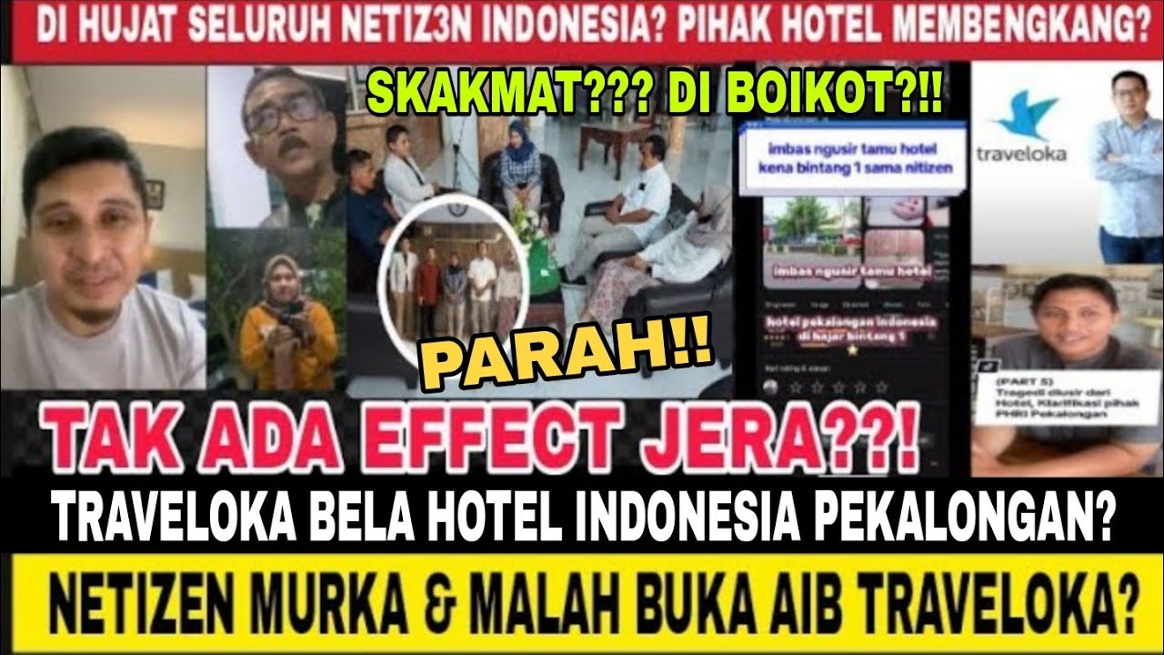 PIHAK TRAVELOKA BELA HOTEL SYARIAH INDONESIA pekalongan netizen bongkar aib traveloka?