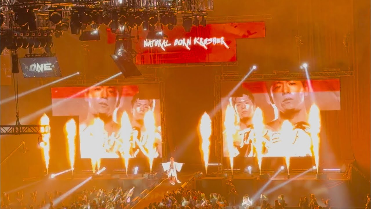 【ONE173】 武尊 新入場曲 Linkin Park「Heavy Is the Crown」　デニス・ピューリック戦　#武尊 #ONE #入場 #Linkinpark #rodtang 