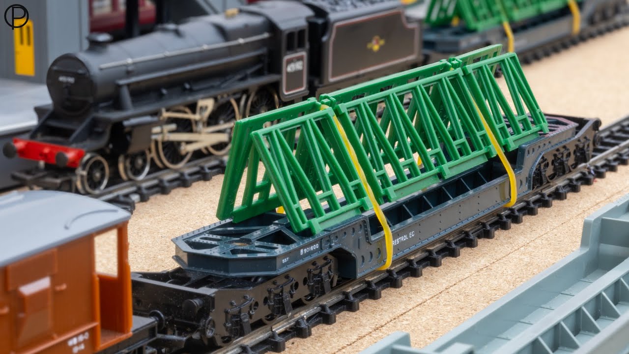 Tri-ang Hornby R.242 Trestrol Wagon With Girder Load