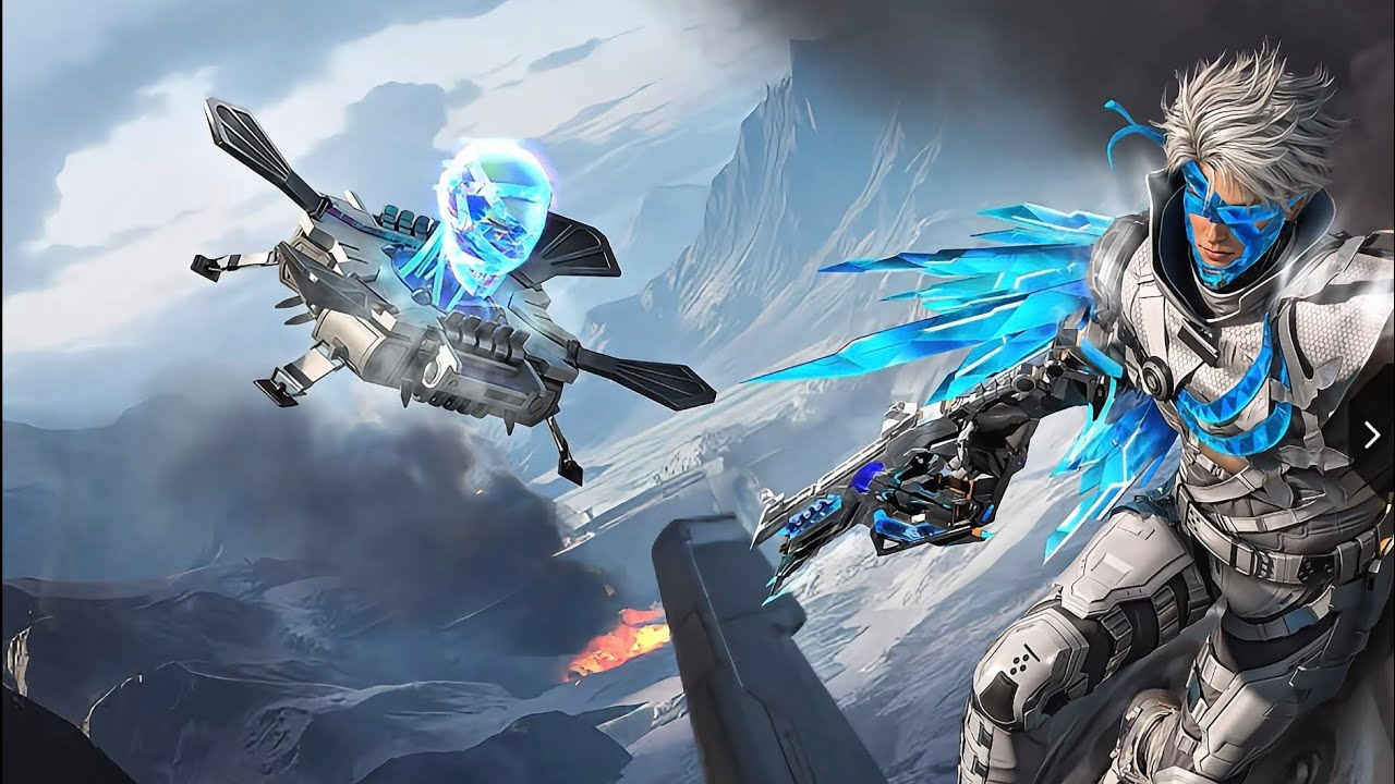 PRE ORDER  ! CRYONIX WRAITH ! GILT ! 10DRAWS ! Glacier Epaulet ! Pubg mobile 