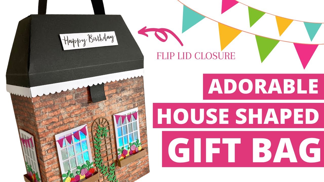 #10 Adorable 😍 HOUSE Shaped Gift Bag!