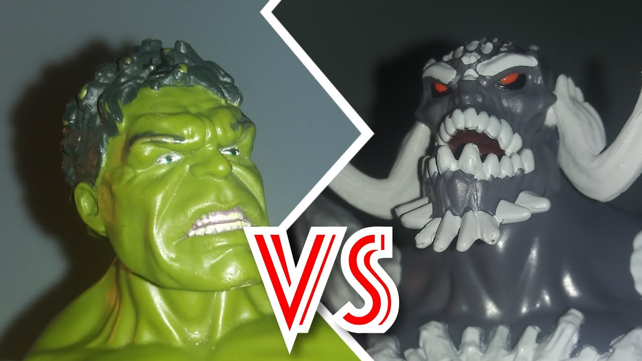 Hulk vs Doomsday [Marvel vs DC] Stop Motion Short
