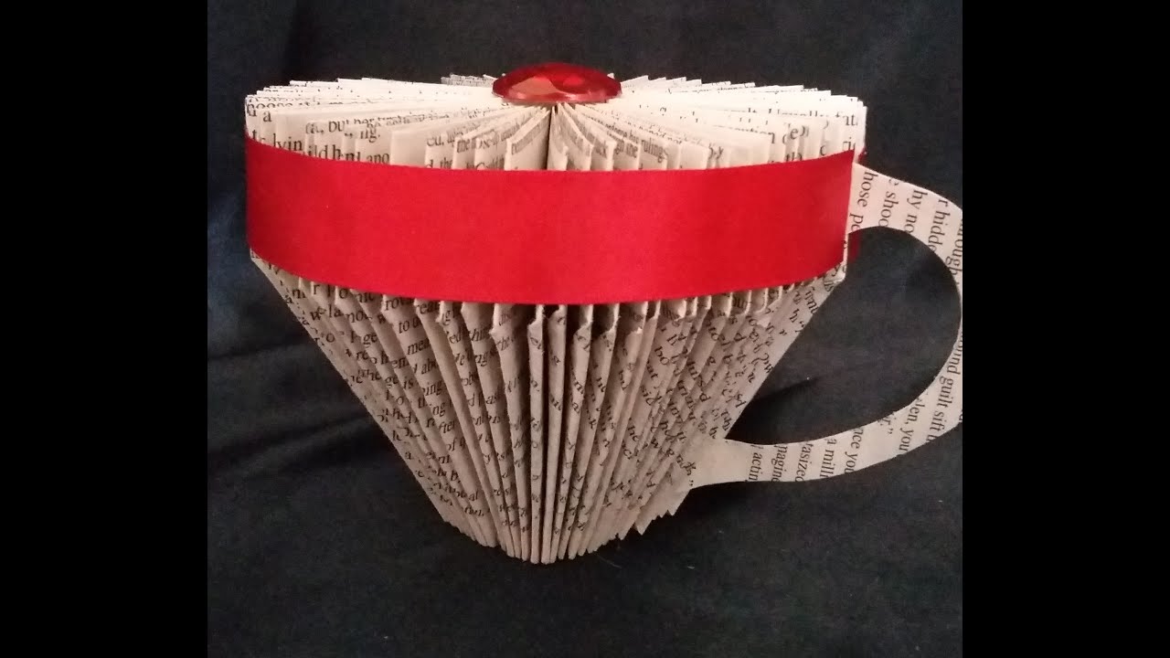 Book folding  Tea cup