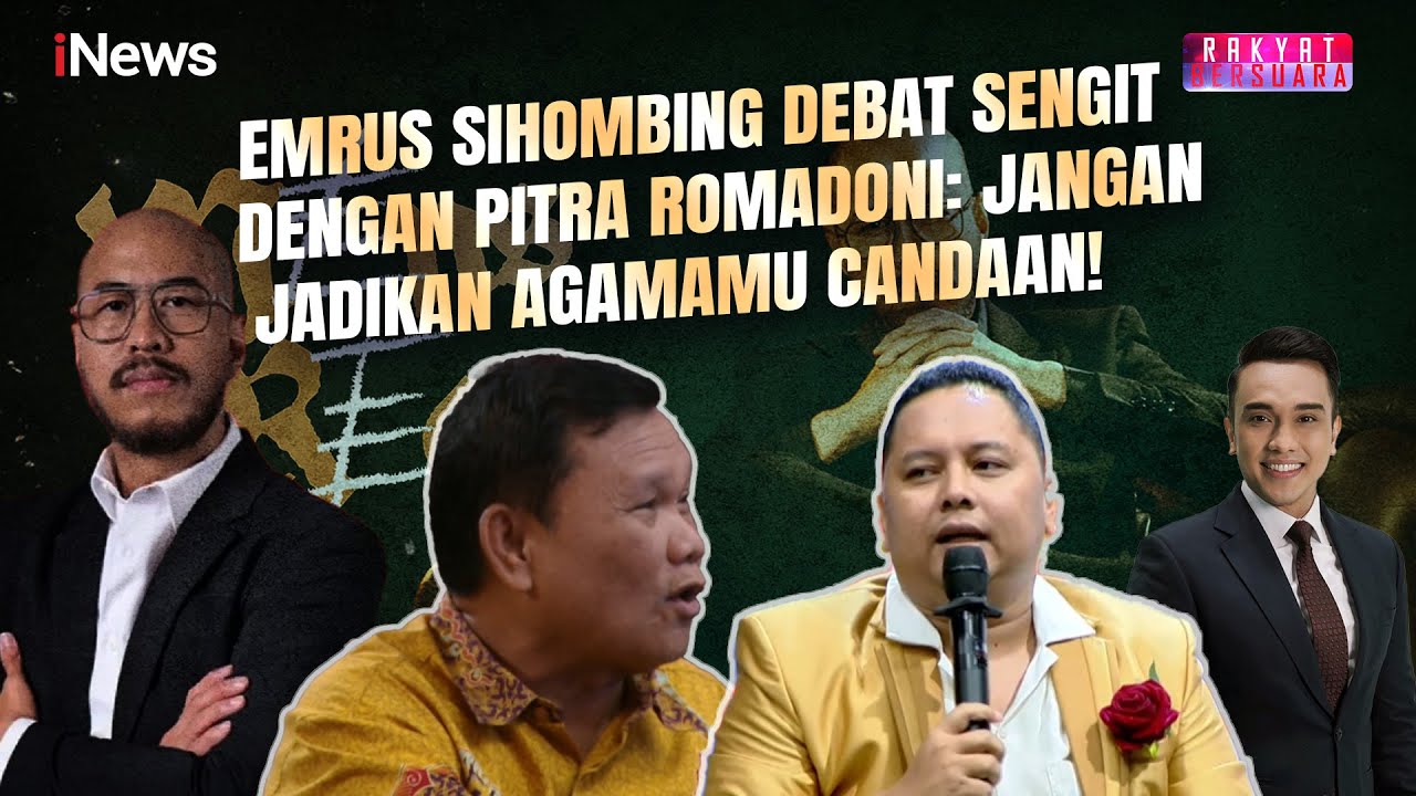 DEBAT PANAS! Emrus Sihombing vs Pitra Romadoni: “Jangan Jadikan Agamamu Candaan!” | Rakber (27/1)