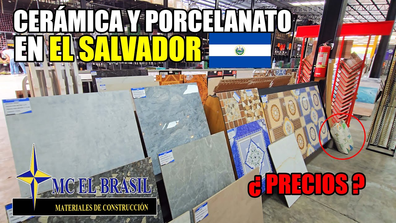 Si vas a construir EN EL SALVADOR mira este vídeo‼️🇸🇻Precio de la CERÁMICA Y PORCELANATO 😱