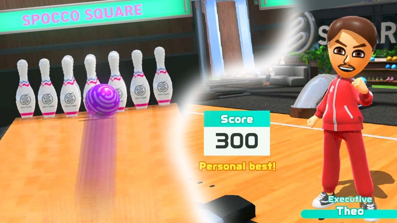 Nintendo Switch Sports: Perfect 300 Bowling Game