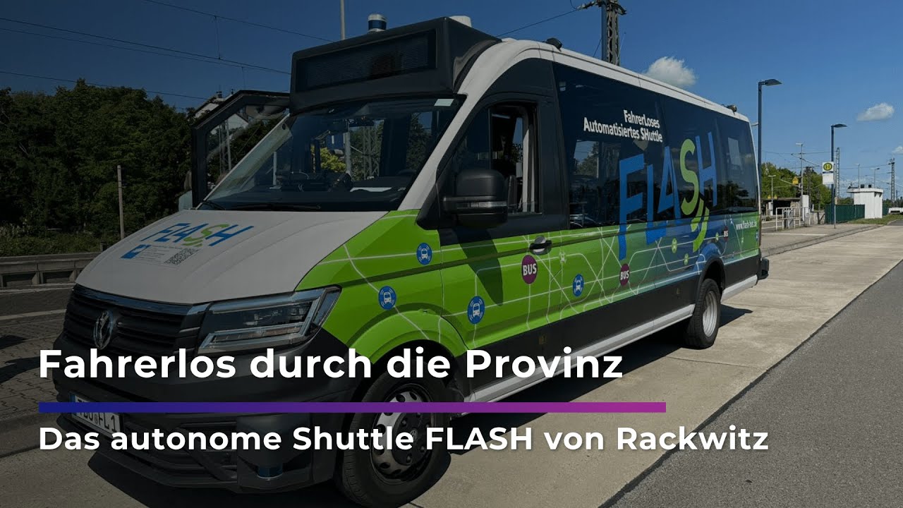 Autonomes Shuttle in Nordsachsen &ndash; Ist FLASH die Zukunft des Nahverkehrs?I Sachsen Fernsehen