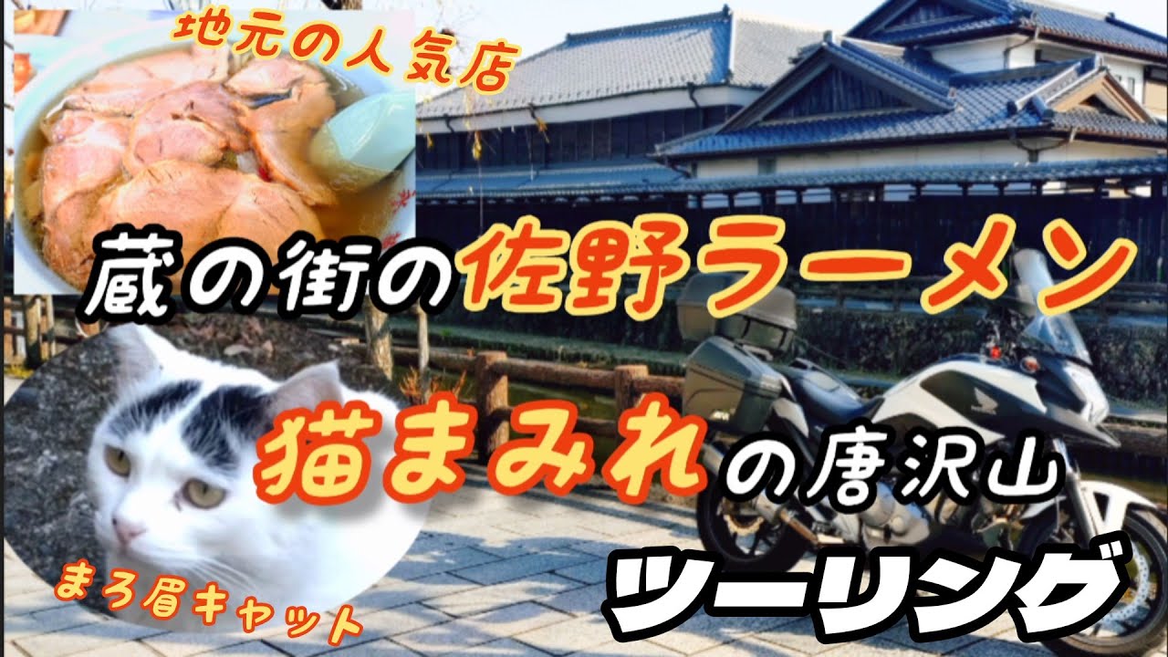 【モトブログ】蔵の街の佐野ラーメン 猫まみれの唐沢山ツーリング #佐野ラーメン #ツーリング #猫神社