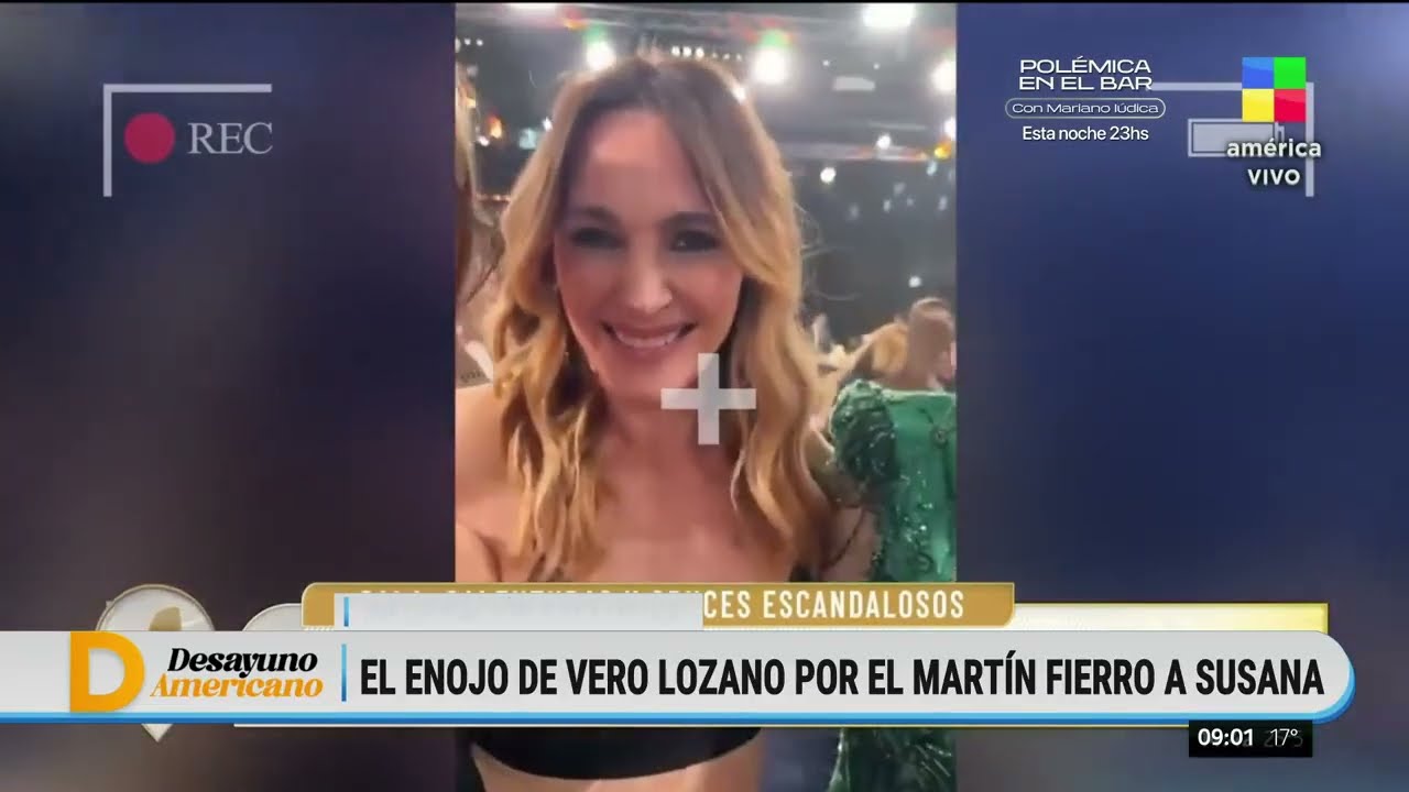 😡 VER&Oacute;NICA LOZANO EXPLOT&Oacute; TRAS EL MART&Iacute;N FIERRO A SUSANA GIM&Eacute;NEZ
