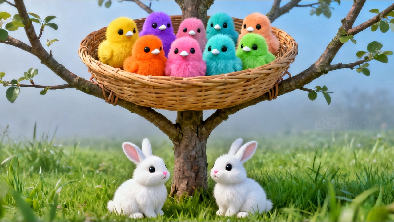 Ayam Lucu, ayam warna warni, ayam rainbow, kelinci lucu, bebek lucu, ikan koi, Hewan Lucu 🌈🐔✨