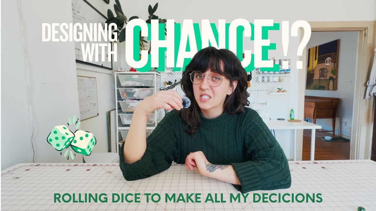 Let the dice decide! | Designing with Chance Pt 2 #sewing #pdfpattern #upcycling #challenge