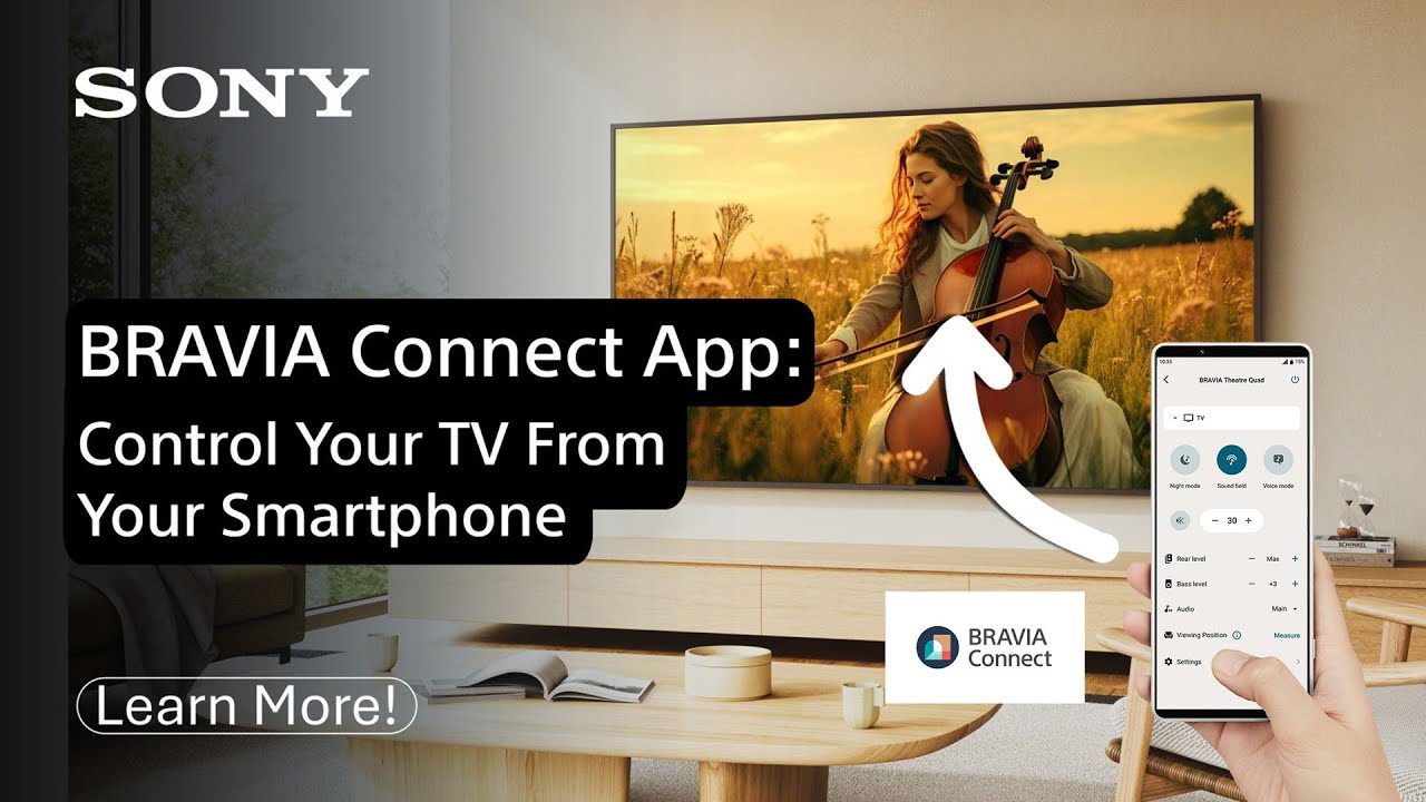 Sony BRAVIA 5: BRAVIA Connect App - Control From Your Smartphone