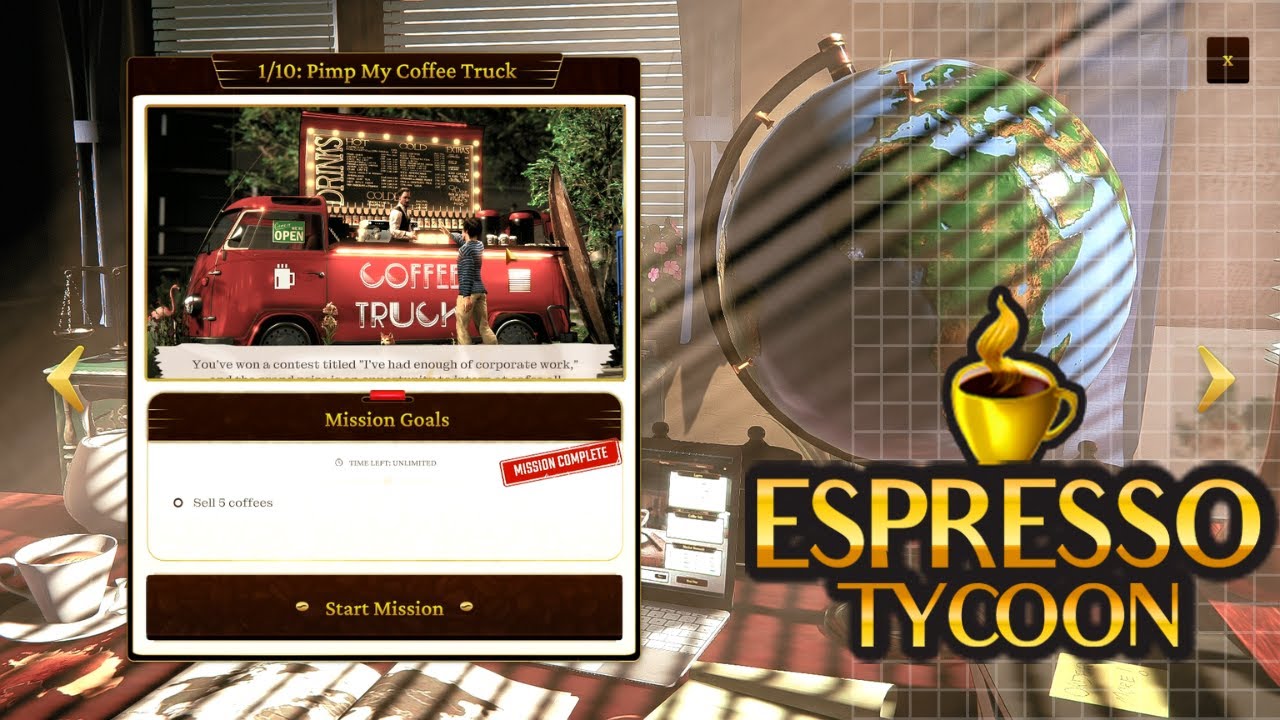 Espresso Tycoon: Caffenated Pigeon!!! - Full Game Walkthrough, No Commentary