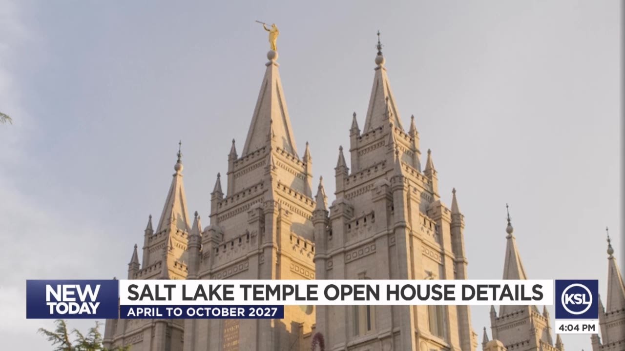 Salt Lake Temple to hold open house in 2027