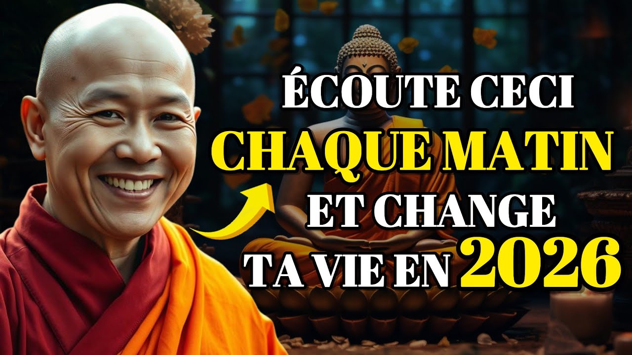 5 Phrases BOUDHISTE  à ÉCOUTER chaque MATIN  | SAGESSE BOUDHISTE