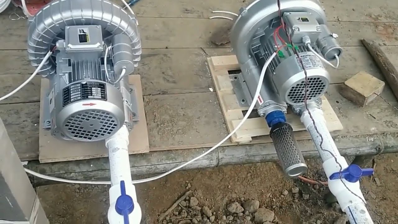 Shrimp/fish farming aerator vortex gas pump/ring blower