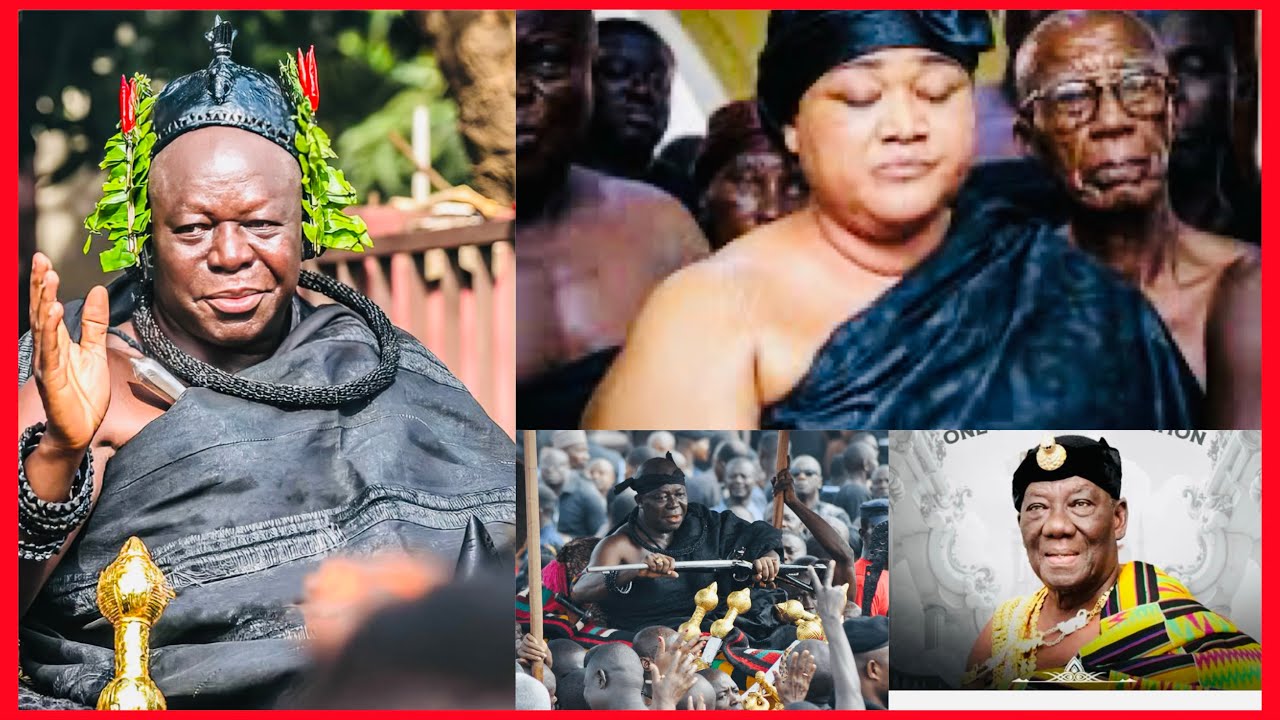 BREAKING 😭LIVE🟨⬛️🟩ASANTE MAMPONG HENE FUNERAL☝️OTUMFOUR Shaking Mampong 😭