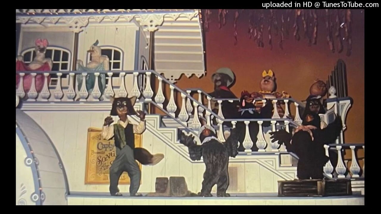Critters on Zip a dee lady incomplete (clear) - Critter Country - Splash Mountain - Disneyland.