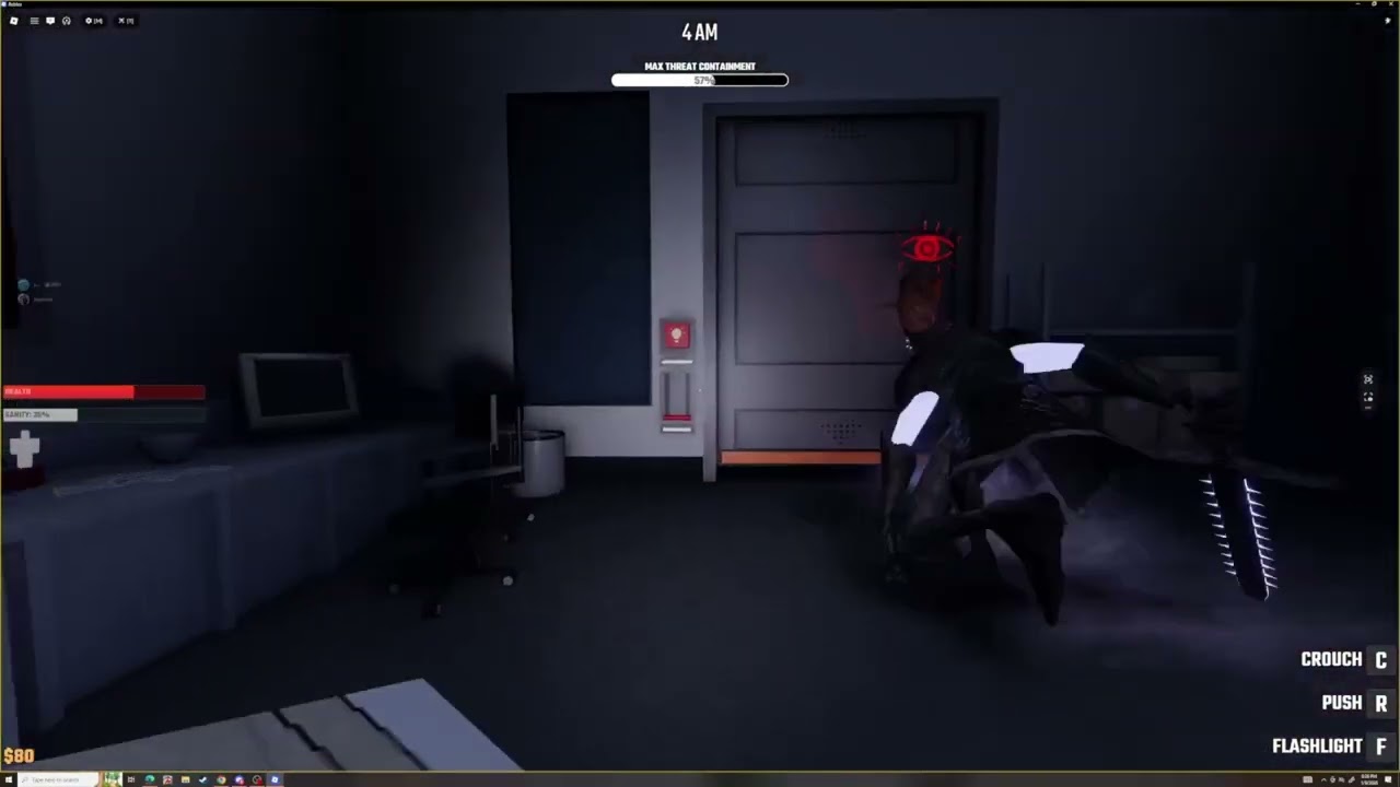 We were hired to controll a lab that contains monsters that tear you appart