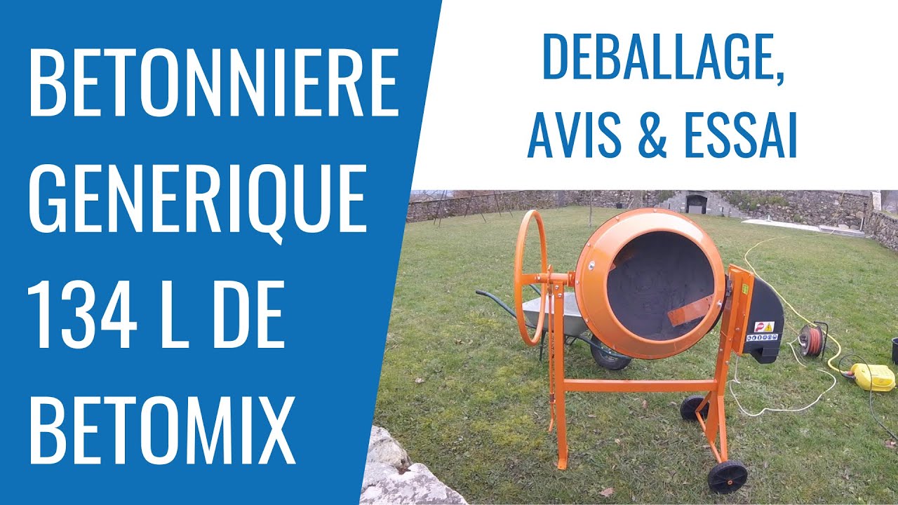 Bétonnière Betomix 134 générique