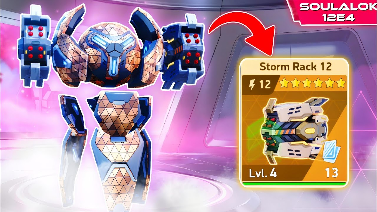 Surge With Storm Rack 12 😍🔥 | Mech Arena Impossible Challenge - Mech Arena