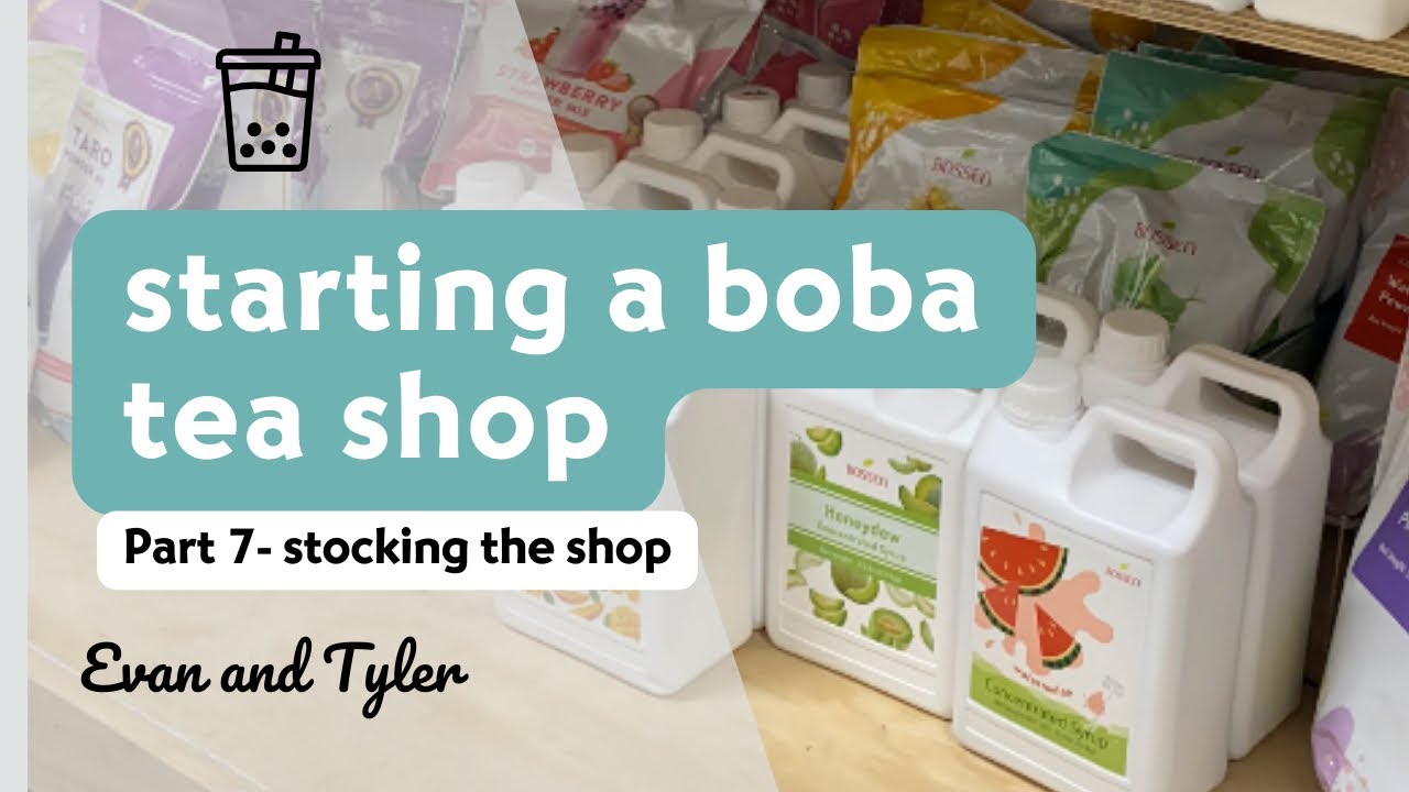 Starting a boba shop pt 7! Stocking the shop/ mini photoshoot