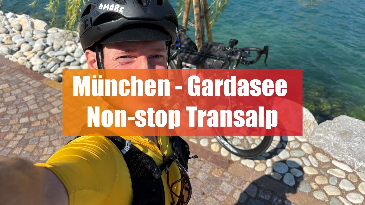 München - Gardasee - Non-stop Transalp mit dem Rad nach Italien