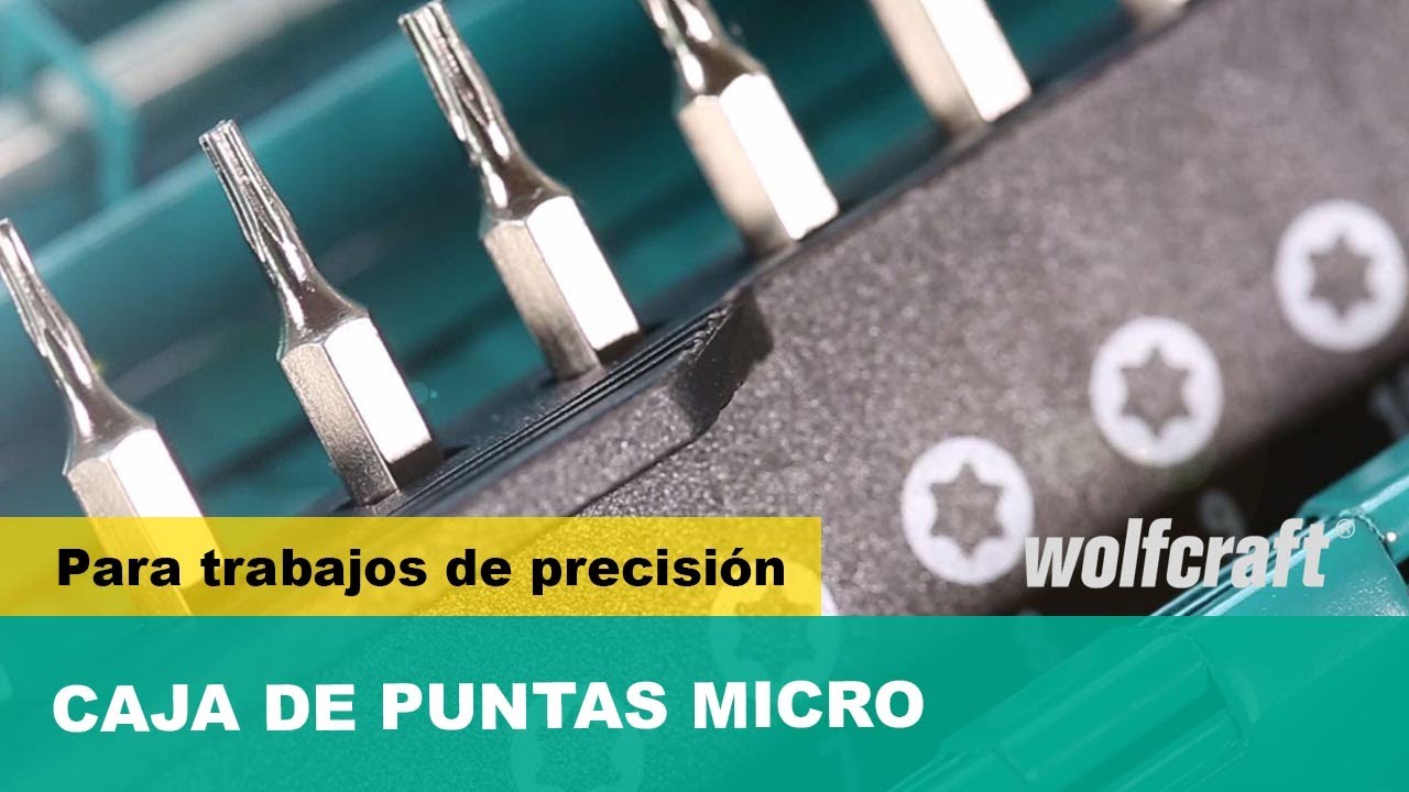 Caja de micro puntas | Para trabajos de precisi&oacute;n | wolfcraft