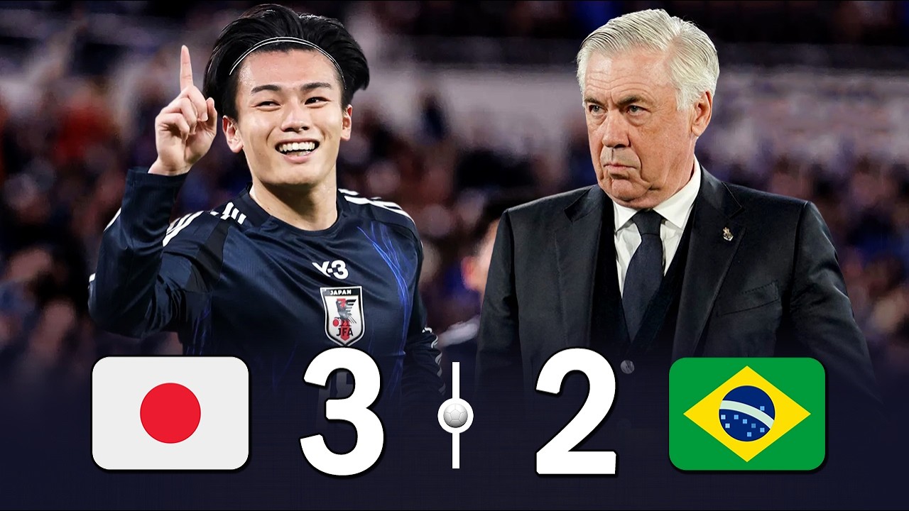 Japan's Golden Generation Shocked Ancelotti's Brazil with a Historic Comeback!