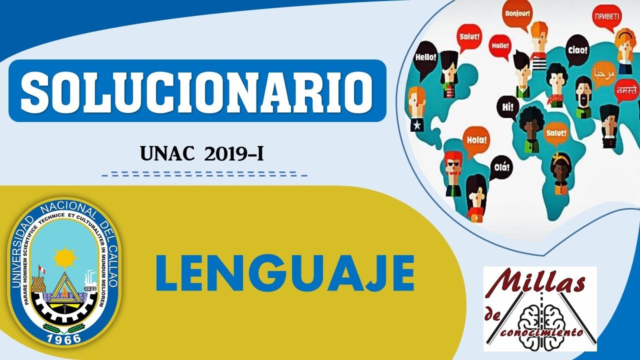 Solucionario Callao 2019-I [Lenguaje]