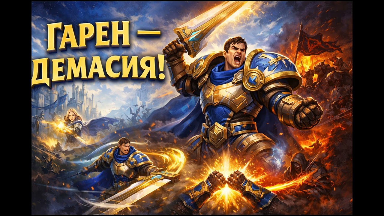 ГАРЕН (Garen) &mdash; Комбат | Песня League of Legends (Пародия)